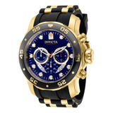 Reloj Invicta 37229 Oro, Negro Hombres