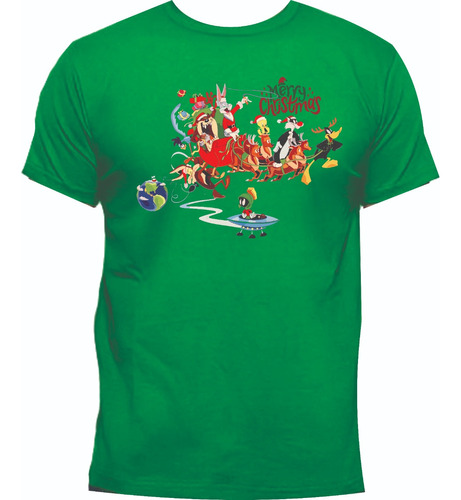 Camisetas Navidad Looney Tunes Piolin Silvestre Bunny Taz 