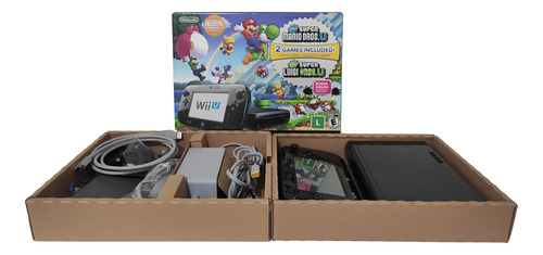 Nintendo Wii U Completo Na Caixa + Hd Externo + Garantia