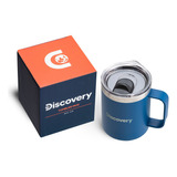 Taza Termica Tapa Magnetic Slider 350 Ml Termo Mug Discovery Color Azul Taza Térmica 350 Ml