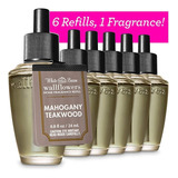 Bath & Body Works Mahogany Teakwood 6-pack Wallflowers Refil