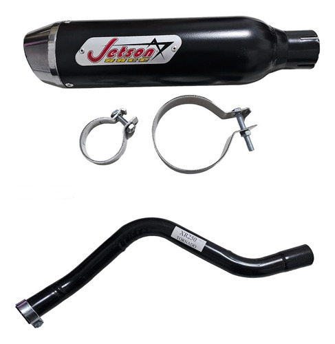 Escape Jetson Xr 250 Tornado Kit Curva + Tacho Jm Motos