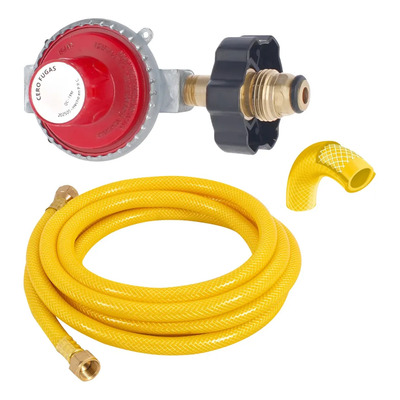Regulador Gas Lp Alta Presion Con Maneral + Manguera 3 Mts | Meses sin interés