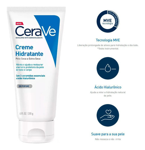 Creme Hidratante Cerave 50ml | Restaura A Pele