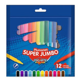 Plumones Super Jumbo Proarte 12 Unidades Colores