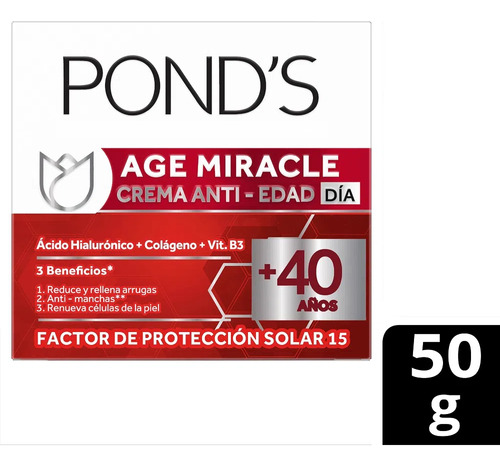 Crema Ponds Age Miracle Dia 50 Gr