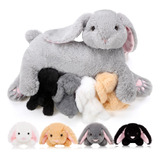 Conejo De Peluche Con Conejitos De Peluche Para Bebs, Juguet