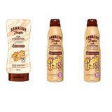 Set 3 Protector Solar Hawaiian Tropic Ozono 50fps Bloqueador