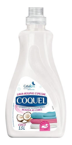 Lava-roupas Líquido Coco Coquel Frasco 1,5l