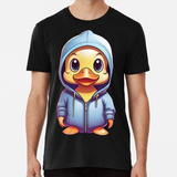 Remera Cutie Duck Con Sudadera Con Capucha Azul. Algodon Pre