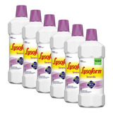 Kit 5 Desinfetante Bactericida  Lysoform Lavanda 1 Litro