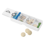 Remedic Dispensador Diario De Pastillas Sin Bpa, Con Compart