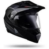 Casco Moto Ufo Aries Cross Enduro Ruta C/ Doble Visor 