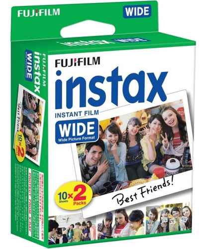 Filme Fujifilm Instax Wide Com 20 Fotos