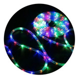 Manguera Led 10mts Luz Multicolor Rgb 8 Secuencias Navidad