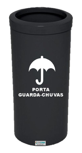 Cesto Guarda-chuvas  Plástico Tampa Aro Plástico 50 L Pt Js