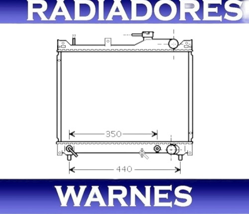 Radiador Suzuki Grand Vitara 1.6 2004 2005 Automatica Foto 2