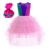Disfraces De Princesa Poppy Trolls 3 Para Niñas Vestido Fiesta De Cumpleaños Navidad Pascua Halloween Carnaval 
