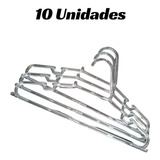 10 Cabides Acrílico Transparente Adulto 8mm Linha Premium