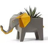 Haucoze Decorativa Figura Elefante Escultura Macetas