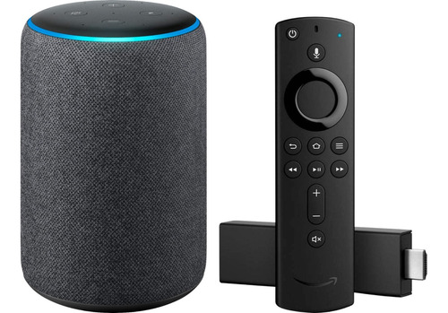 Amazon Echo Plus 2nd Gen + Five Tv Stick 4k Uhd Alexa Voice