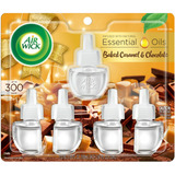 Aromatizante Air Wick 5 Refills Caramel & Chocolate 20ml C/u