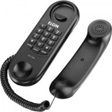 Telefone Com Fio Preto - Elgin Tcf1000