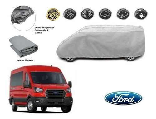 Forro Funda Cubreauto Afelpada Ford Transit 18/p 2019