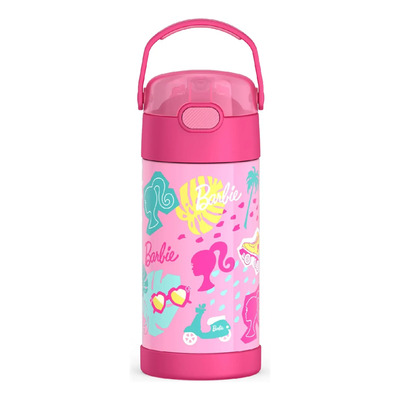 Botella De Agua Thermos Funtainer Con Pajita, 12 Onzas, B...