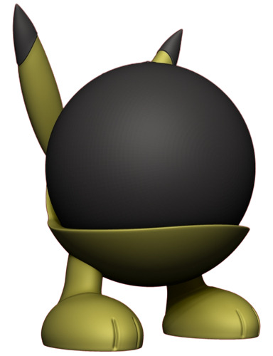 Suporte De Mesa Para Alexa Pikachu  Echo Dot Geração 4 E 5