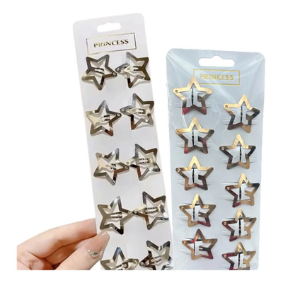 20 Pasadores De Estrella Broche De Metal Para Cabello | MercadoLibre