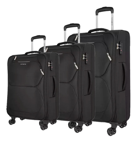 Set 3 Valijas Samsonite Baltic Spinner Chica Mediana Grande