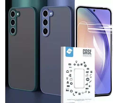 Capa Capinha Slim Para Galaxy A54 5g + Pelicula Hydrogel Hd