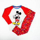 Pijama Niño Mickey Cool Rojo Disney