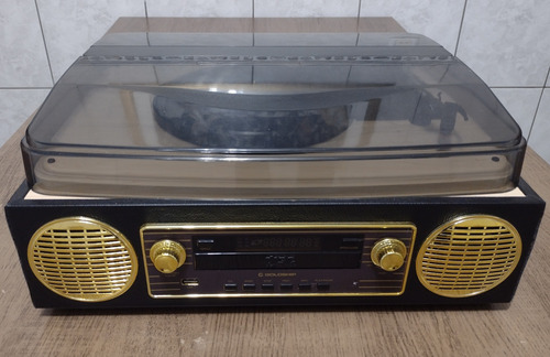 Toca-discos Goldship Nostalgic Country Vintage Com Bluetooth