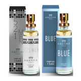 Perfume Amakha Paris Masculino 521 Men E Blue 15ml
