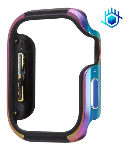 Funda Titanium + Mica Para Apple Watch Lujo Premium Ligero