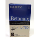 Cinta Video Casete Cassette Betamax Sony L-750