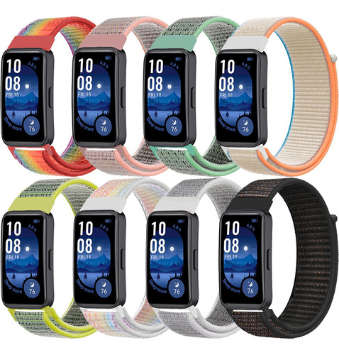 8 Correas De Nailon For Reloj Inteligente Huawei Band 9 8