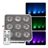 Dragonx - Par De Luces Led Rgbw De 9 X 4 W Para Dj Con Contr