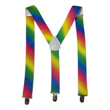 Tirantes Suspenders Adulto Bandera Orgullo Gay Pride Lgbt