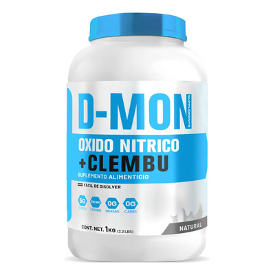 Preentreno D-mon Óxido Nítrico Clenbuterol 1kg Sabor Natural Libre Gluten