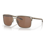 Óculos De Sol Oakley Holbrook Ti Satin Pewter 0857 Cor Brown