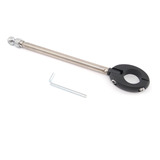 Antena Corta Pipa Moto Anti Cerol Guidão Aço Inox Retrátil 