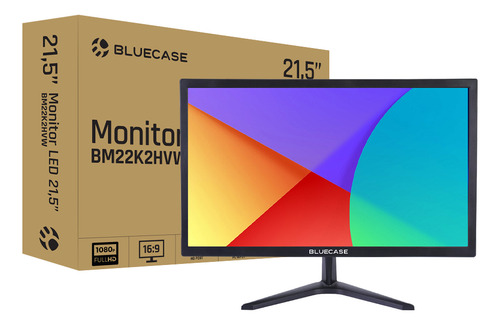 Monitor Bluecase Led 21,5 Full Hd Vga Hdmi Bm22k2hvw