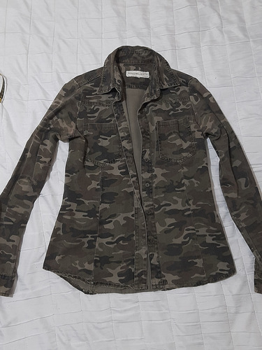 Campera De Jean Camuflada Entallada Talle 1