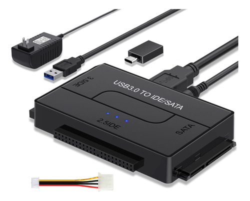 Eyoold Adaptador Usb 3.0 A Sata E Ide, Convertidor De Ultra.