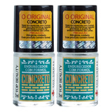 Kit 2 Bases Concreto Endurecedor Fortalecedor Para Unhas 7ml