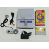 Super Nintendo  Snes + Mario + Controle + Cabos