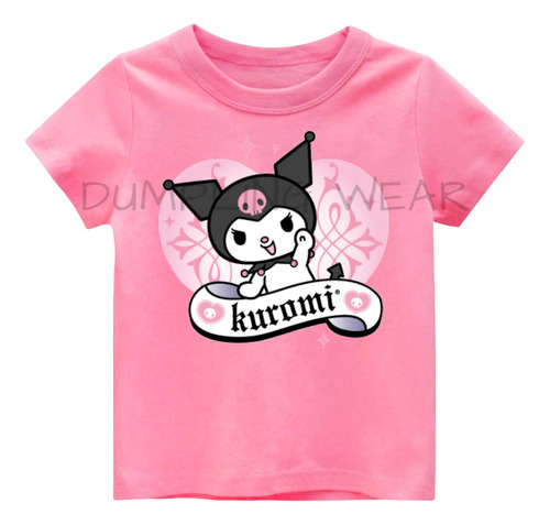 Remera Kuromi Nene Nena Infantil Algodón